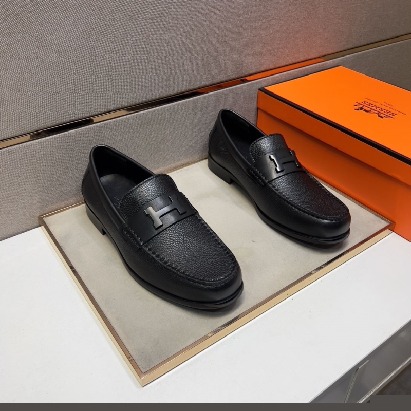 H**mes leather shoes